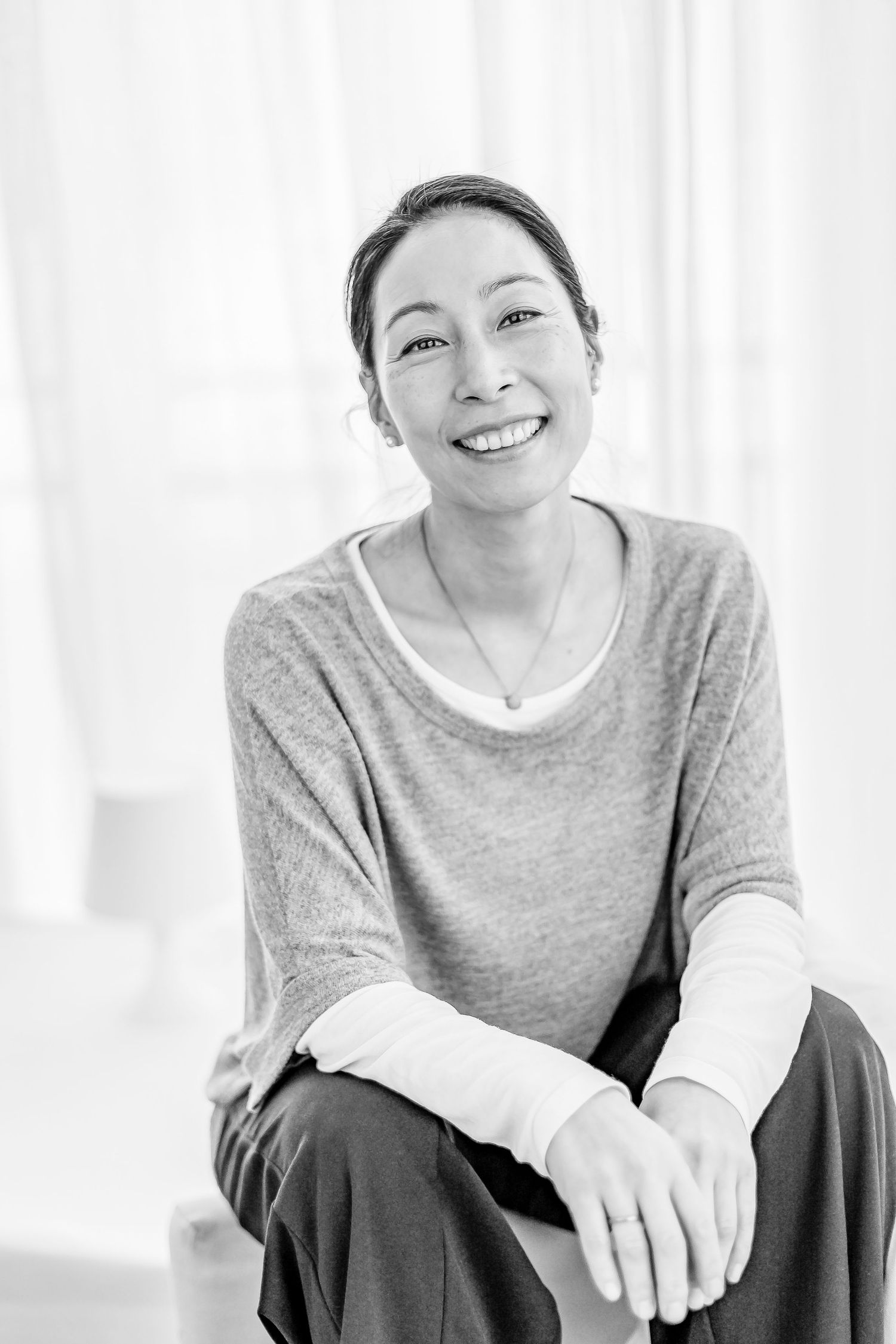 personal branding portrait of business business woman in interior setting.