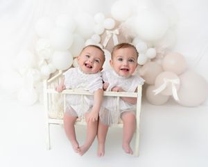 twin first birthday session