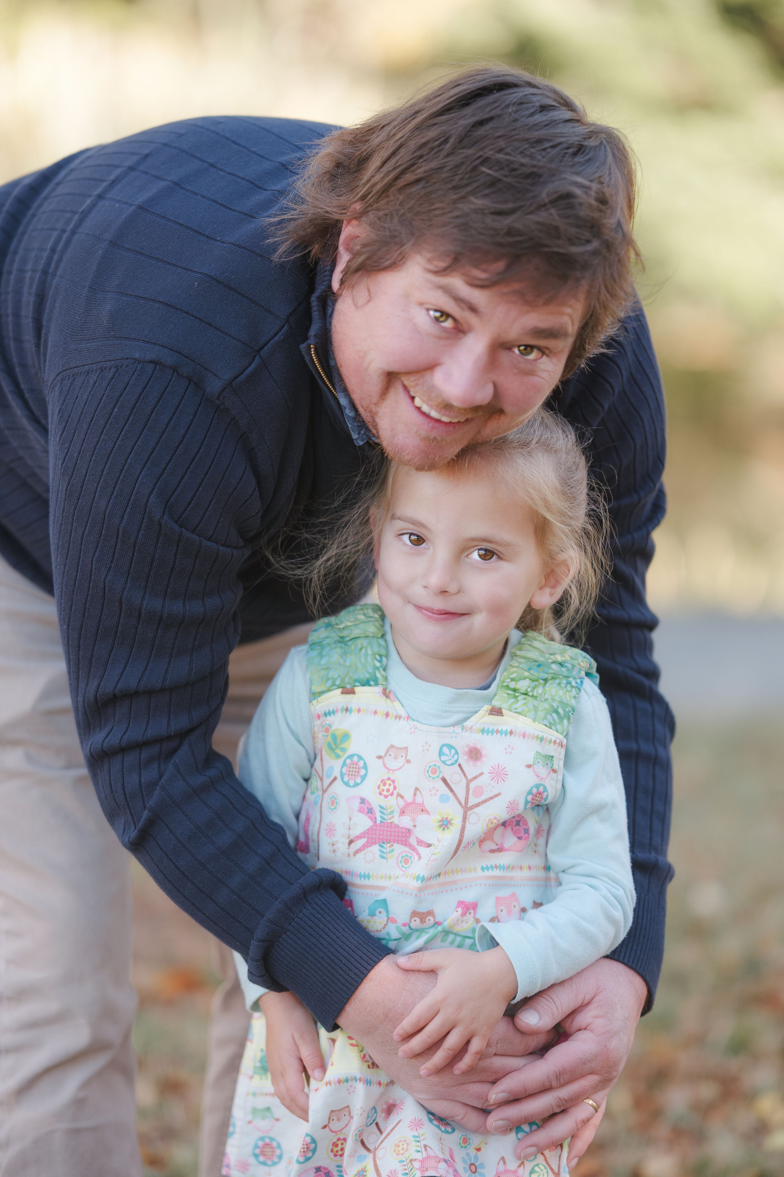 portrait of dad and girl, Hanmer Springs