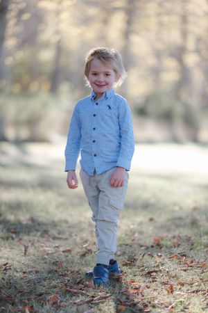 portrait of a boy in morning light Hanmer Springs