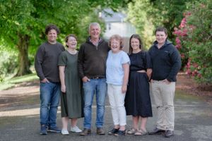 senior family portrait Hanmer Springs Queen Mary Hospital grounds