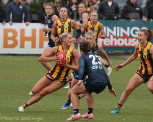 Melbourne sports photographer, AFLW, Hawthorn, Carlton