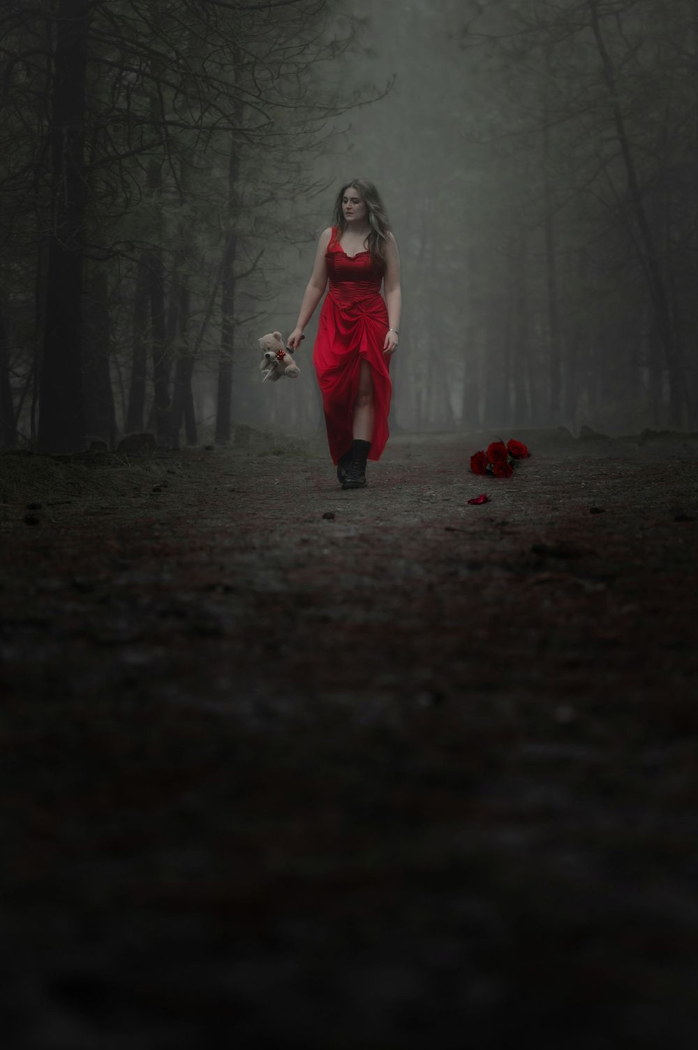 Creative themed anti-Valentines Day photoshoot taken in Spokane Washington by Jessica Rae Photography.