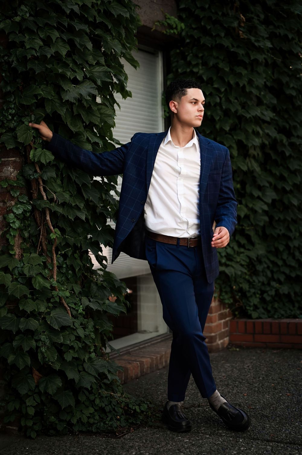 Photograph of a model taken in downtown Spokane Washington by Jessica Rae Photography.