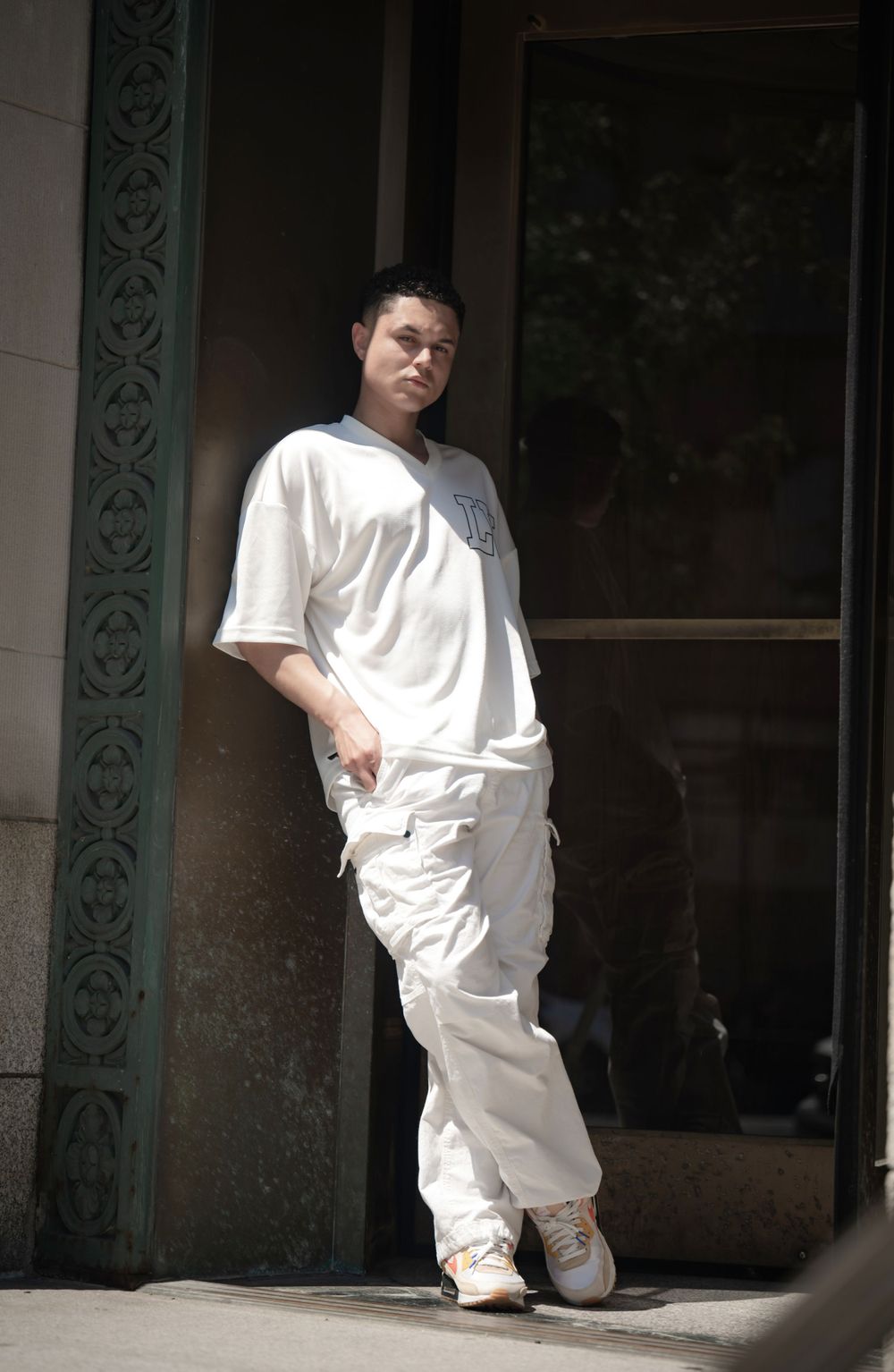 Photograph of a model taken in downtown Spokane Washington by Jessica Rae Photography.