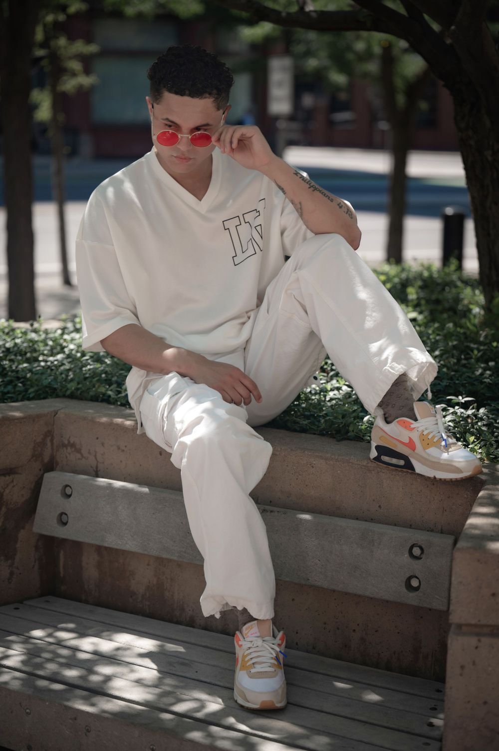 Photograph of a model taken in downtown Spokane Washington by Jessica Rae Photography.