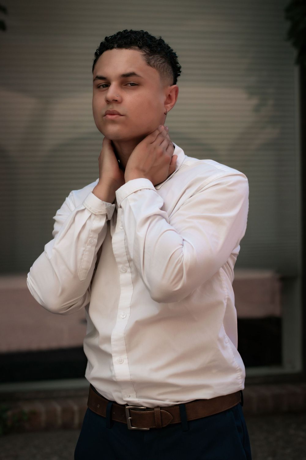 Photograph of a model taken in downtown Spokane Washington by Jessica Rae Photography.