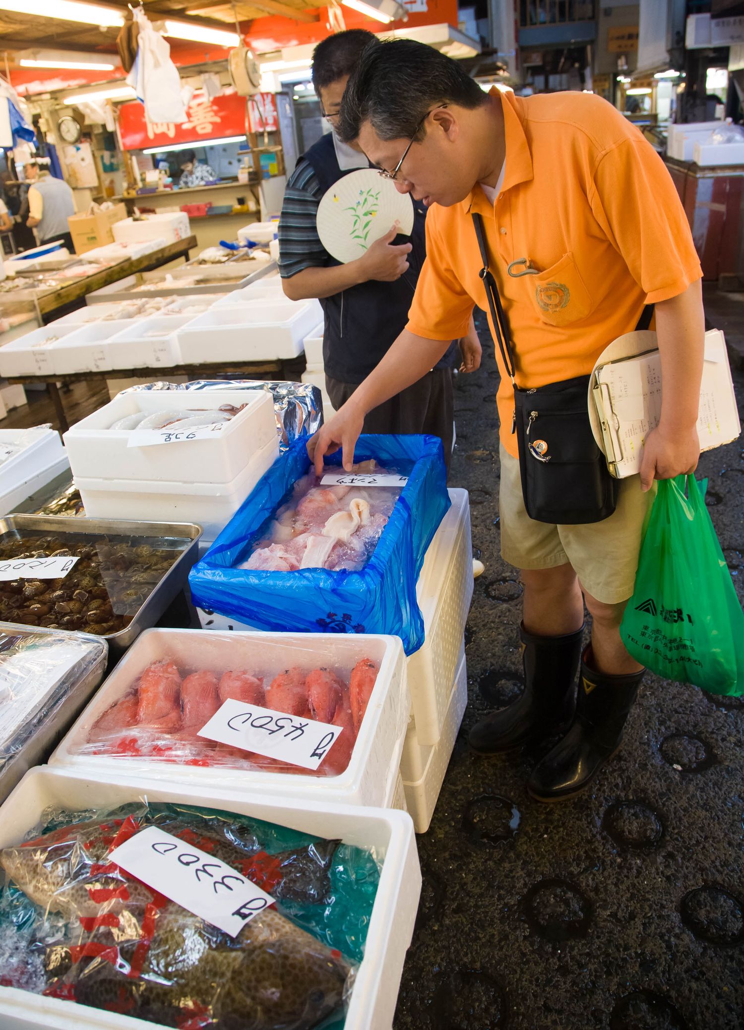Tsukiji Outer Market, Tokyo, Japan, fish market