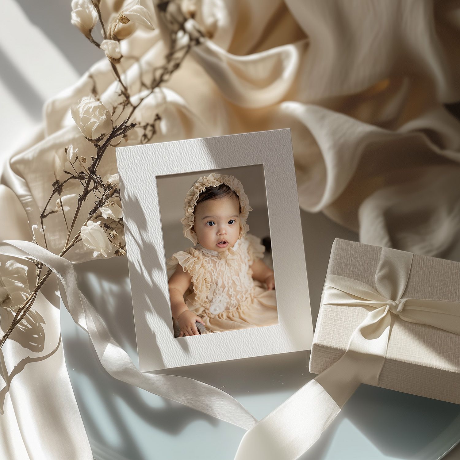 Baby photoshoot in Atlanta photography studio. Atlanta family photography.