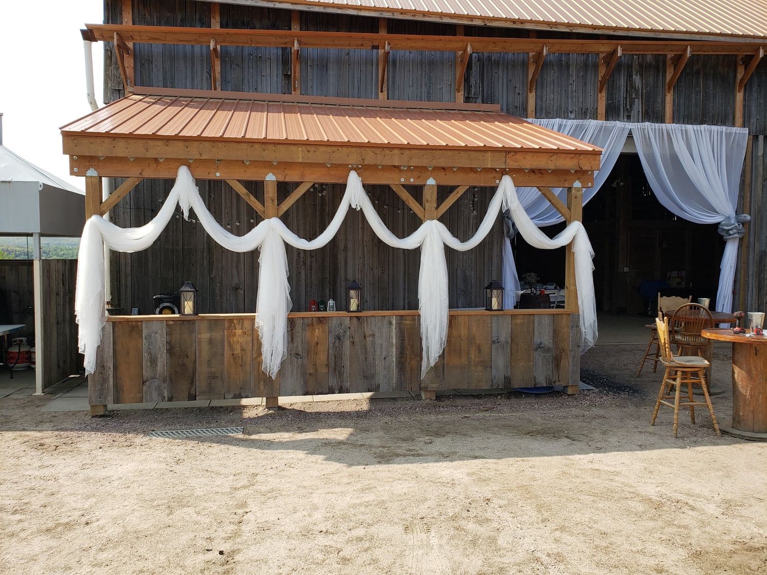 buffet drape