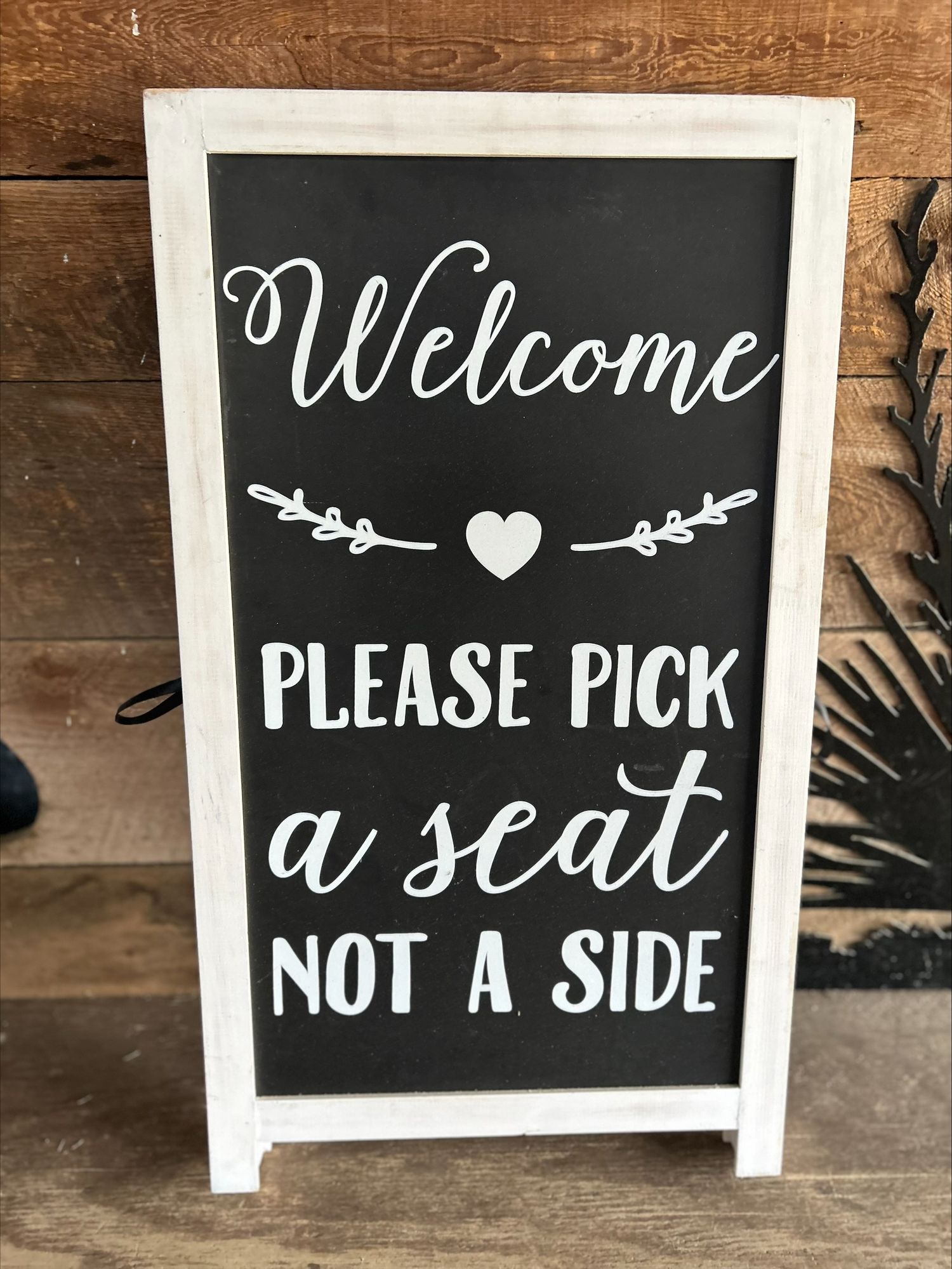 welcome sign