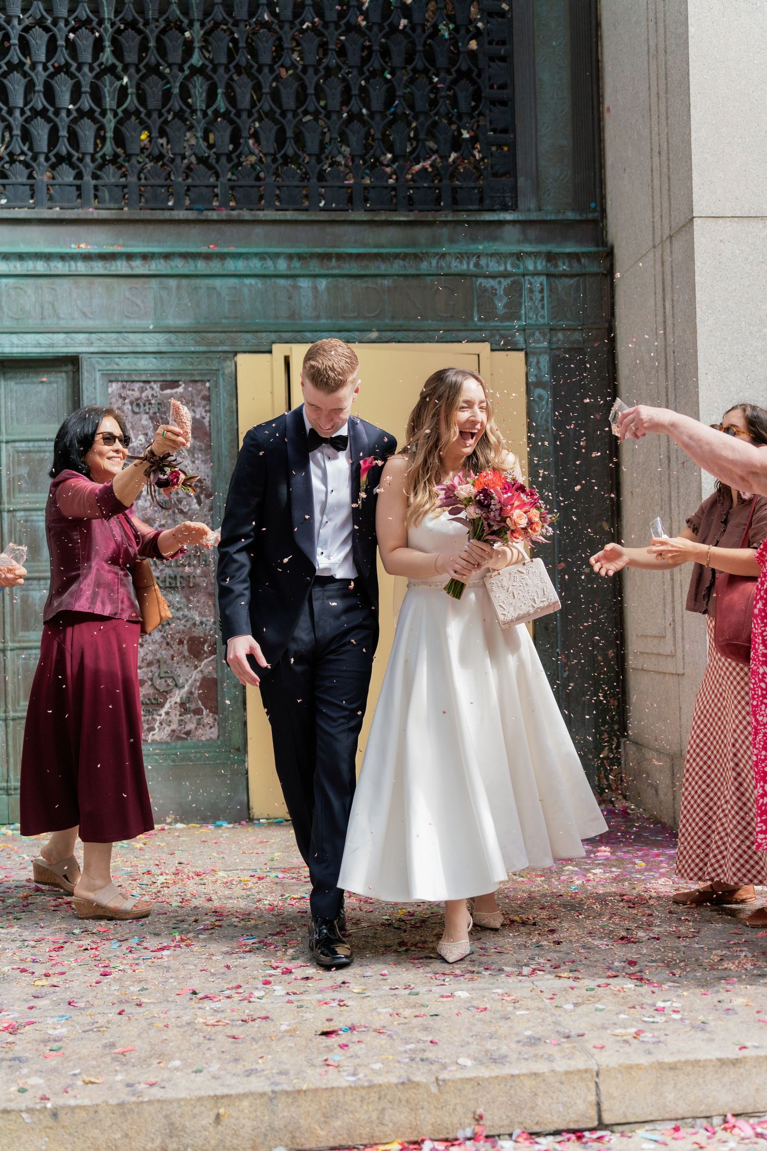 The Perfect NYC Wedding: City Hall Elopement + Restaurant Reception in Manhattan