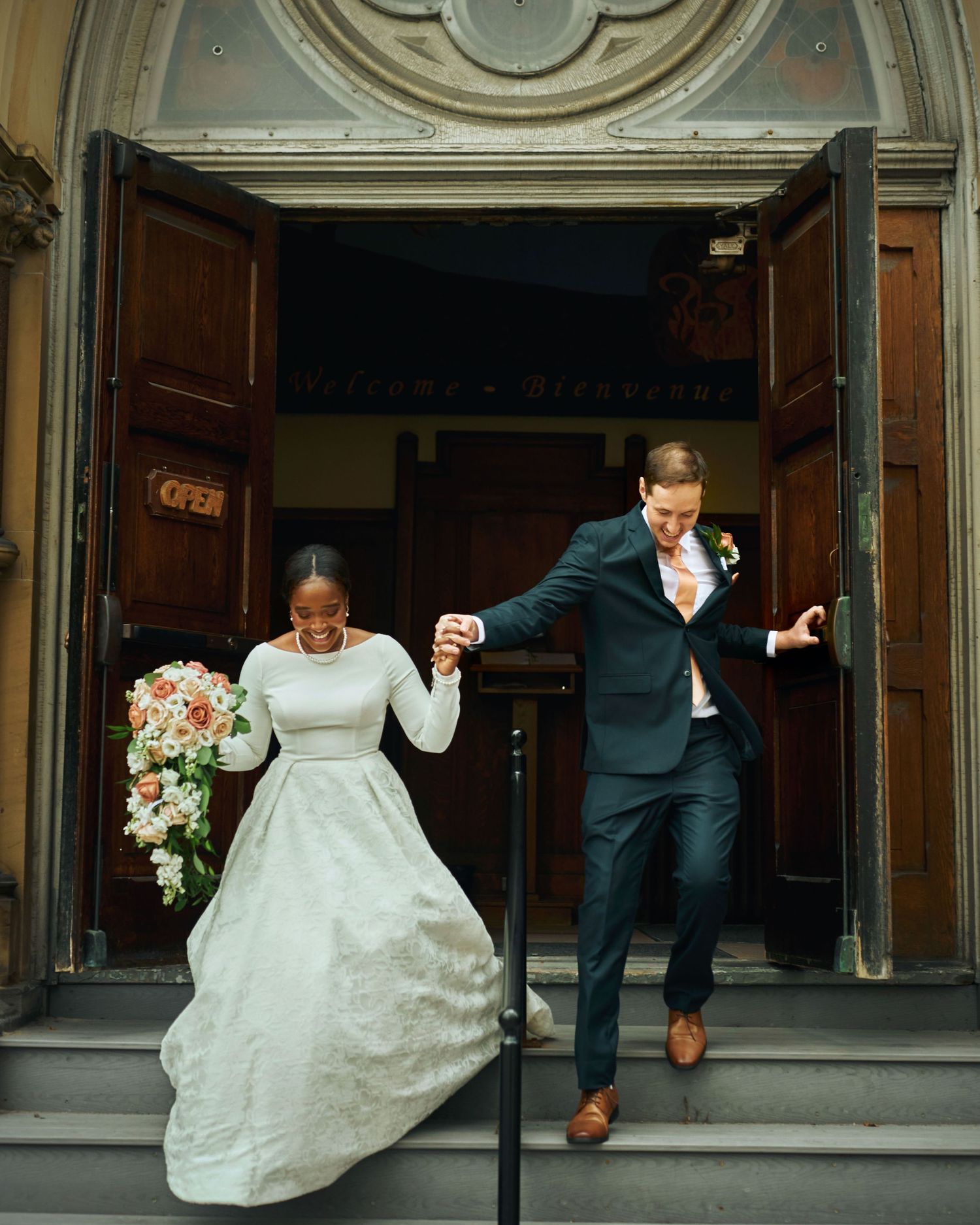 Emotional wedding ceremony moment, luxury Nigerian wedding photographer Hamilton Ontario