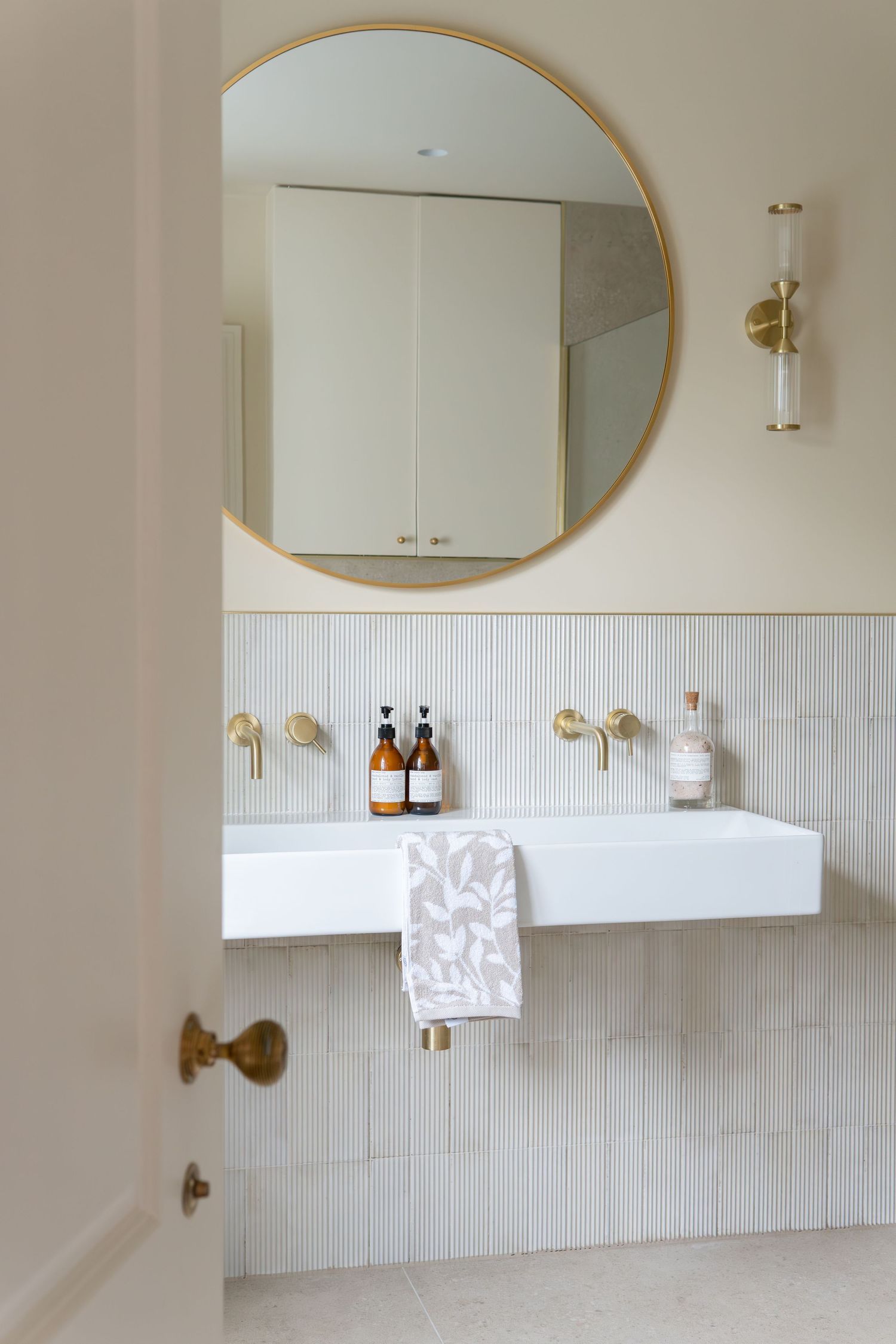 Designer bathroom in London by interior designer, photographed by BLOOM Fabulous Photography