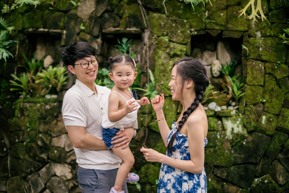 Bali family photography services at SereS Springs Resort & Spa