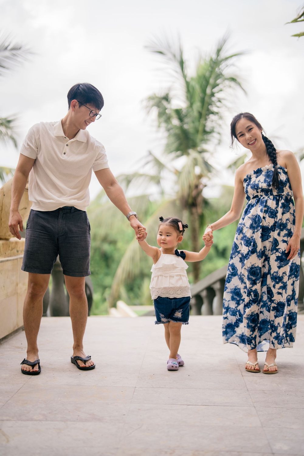 Bali family photography services at SereS Springs Resort & Spa
