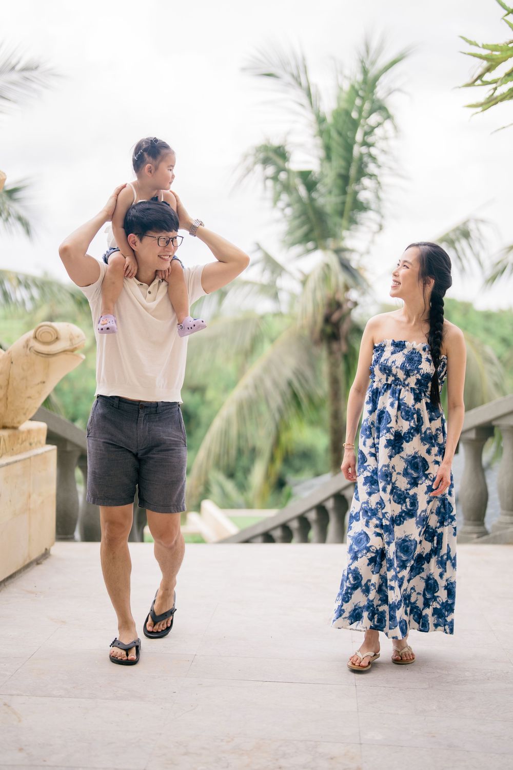 Bali family photography services at SereS Springs Resort & Spa