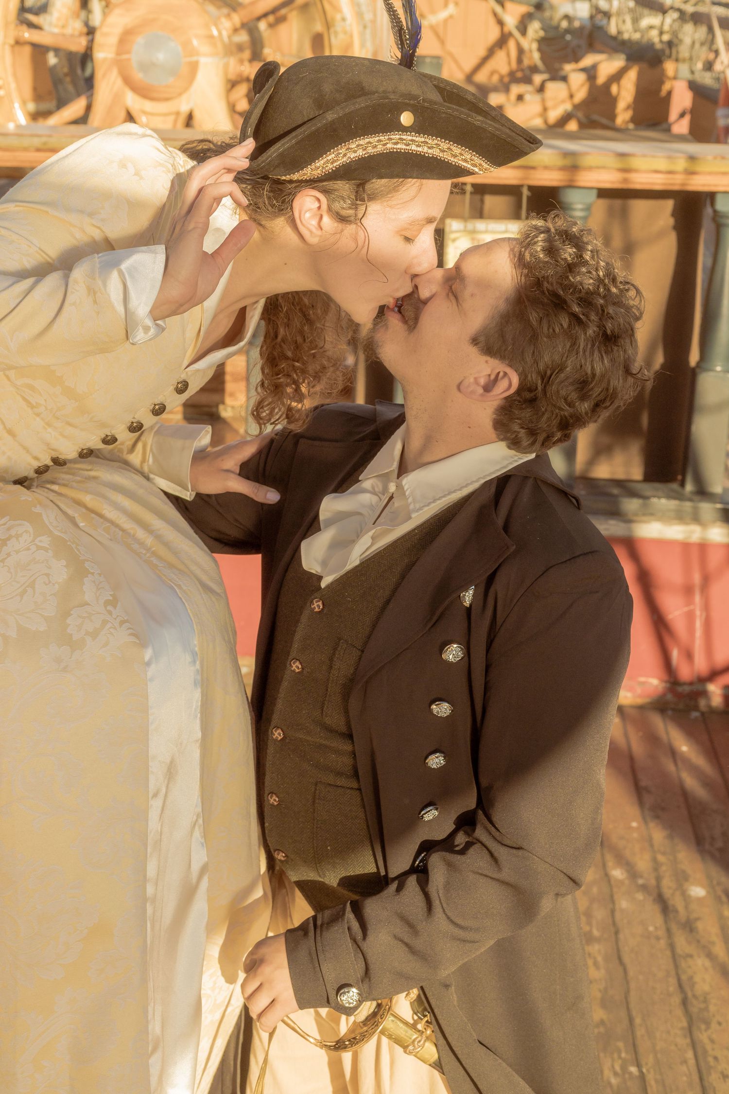 Surprise proposal on a scenic coastal bluff captured by Zeus Holbrook Wedding Photographer in Southern California