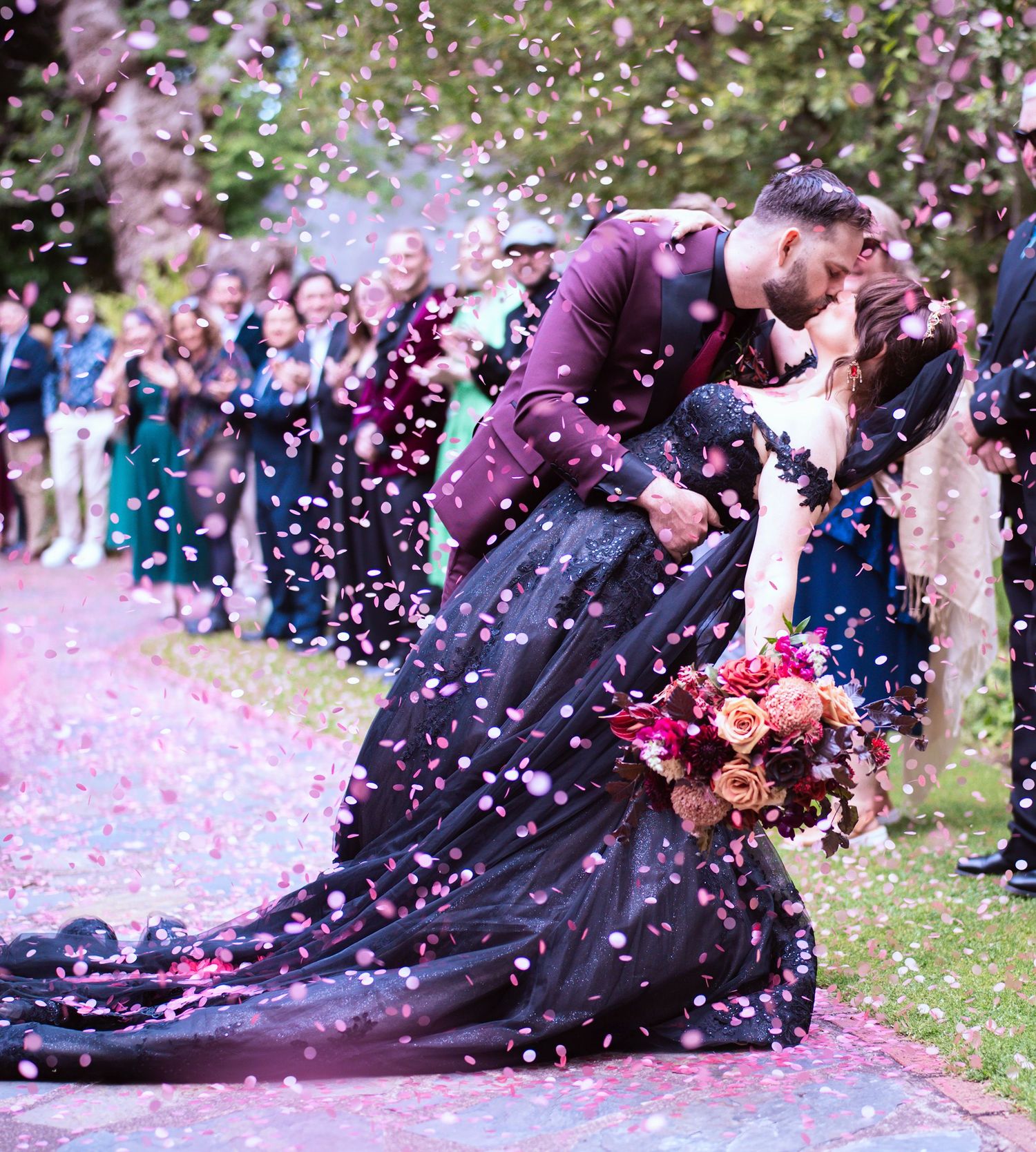Non-traditional photography of bride and groom portraits at The Manor, SA captured by Wollongong wedding photographer Serene Coleman.