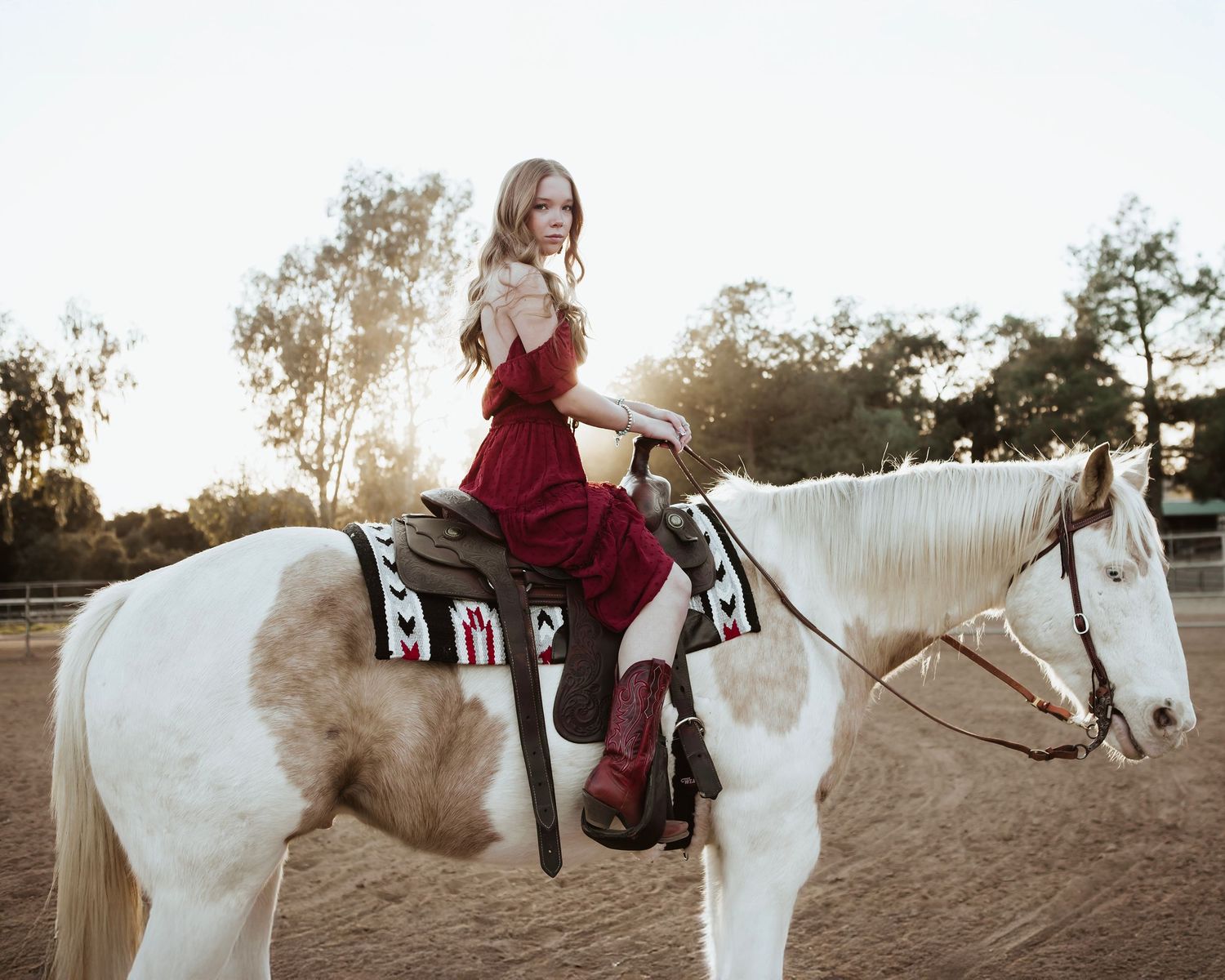 Western themed birthday session by Bella Skye Photography