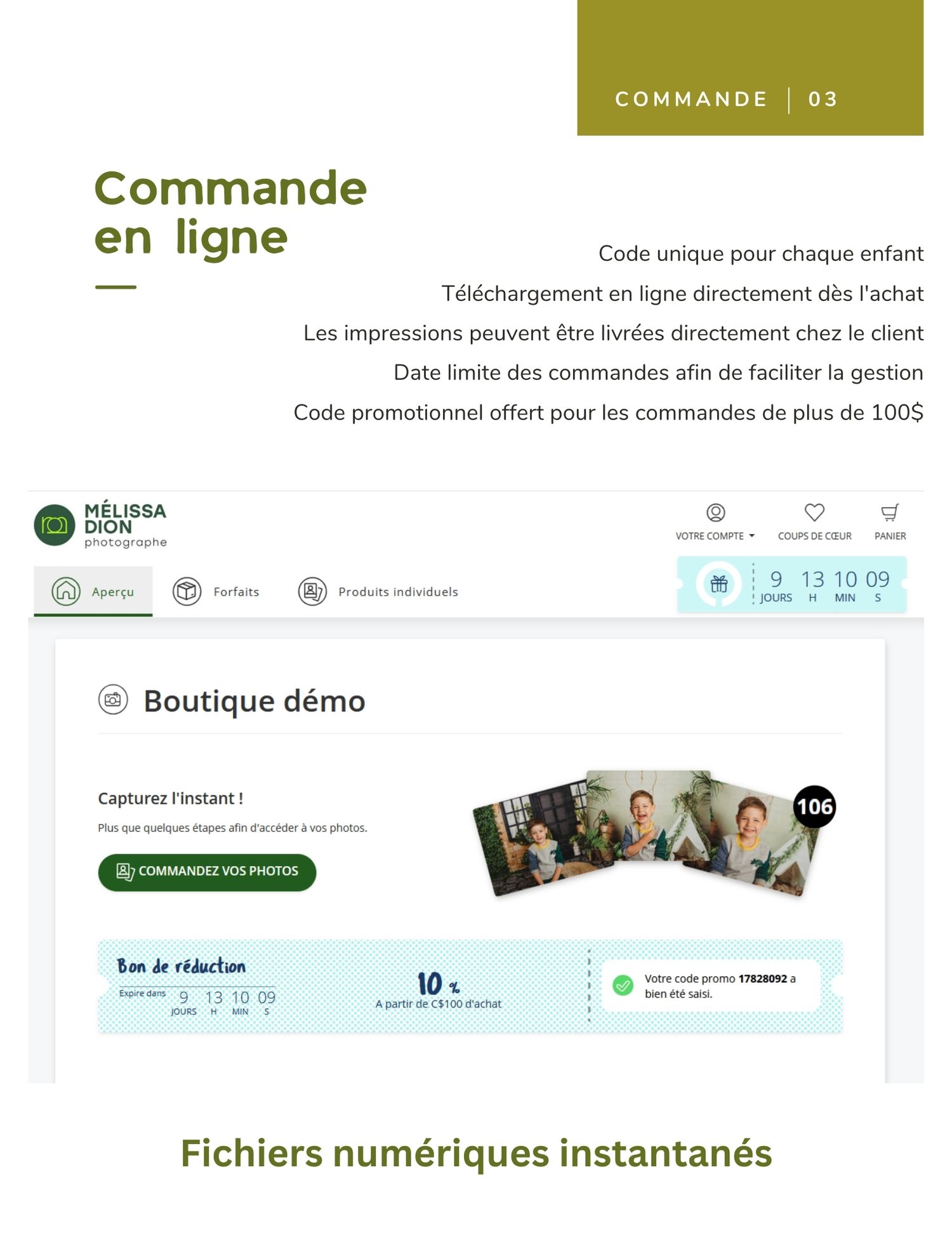 La boutique en ligne