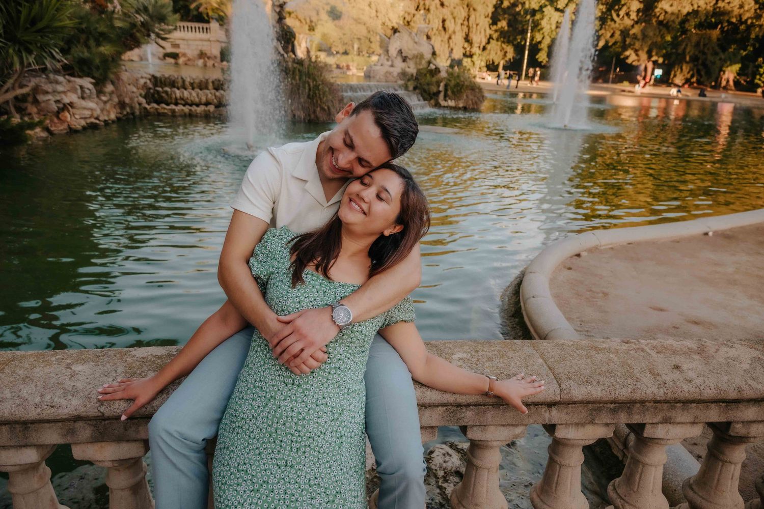 Intimate engagement session for couple together for years.