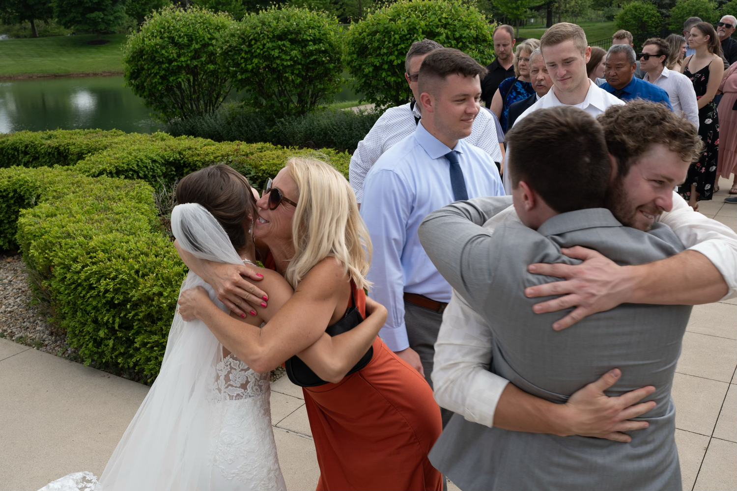 outdoor wedding guest celebration at the club at corazon