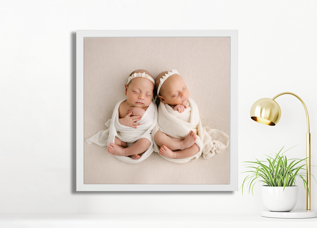 Luxury newborn photographer Gold Coast capturing heirloom moments in the studio.