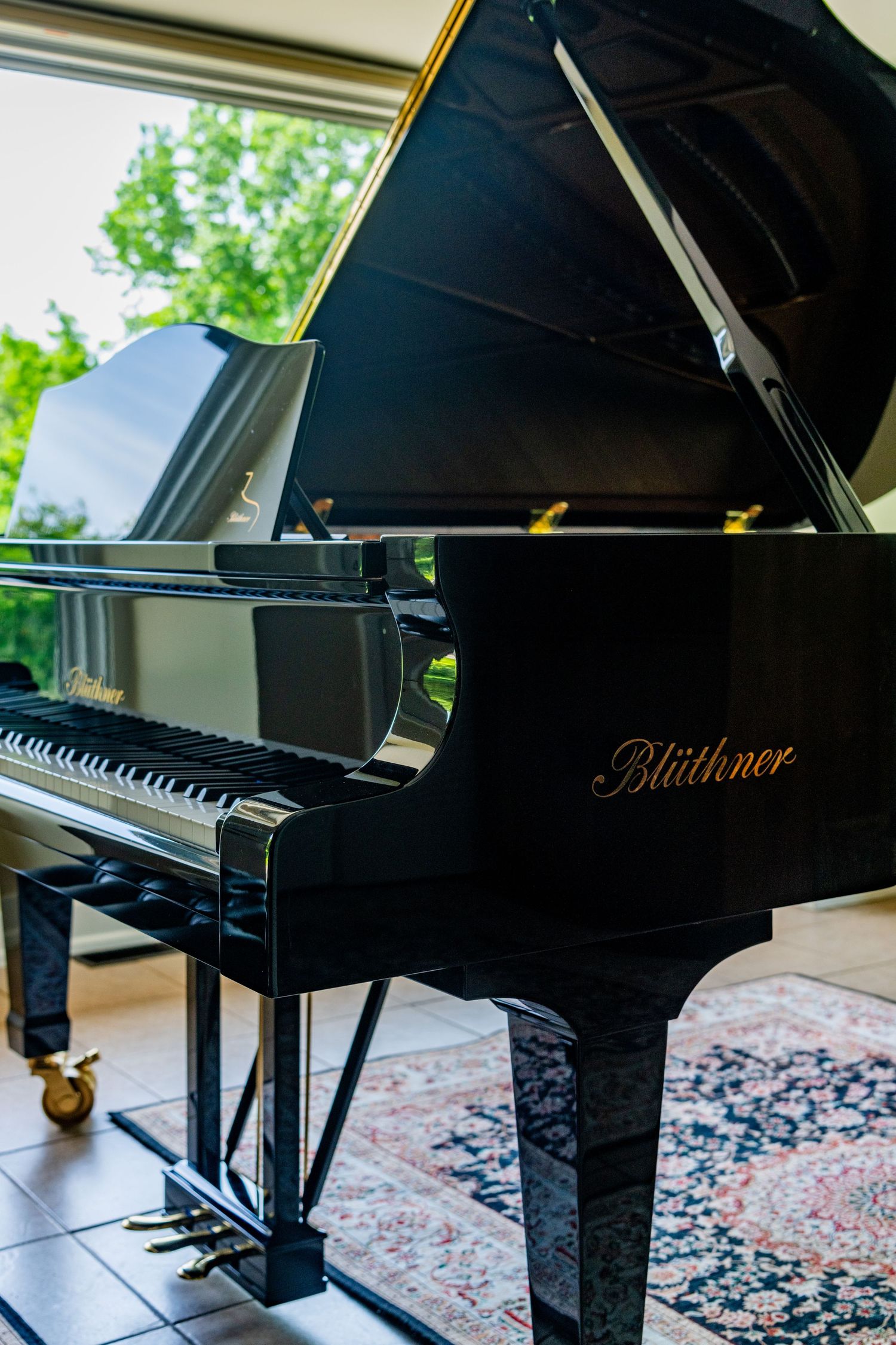 Photo documentation of a Blüthner Grand Piano for Sale | Rare German Craftsmanship