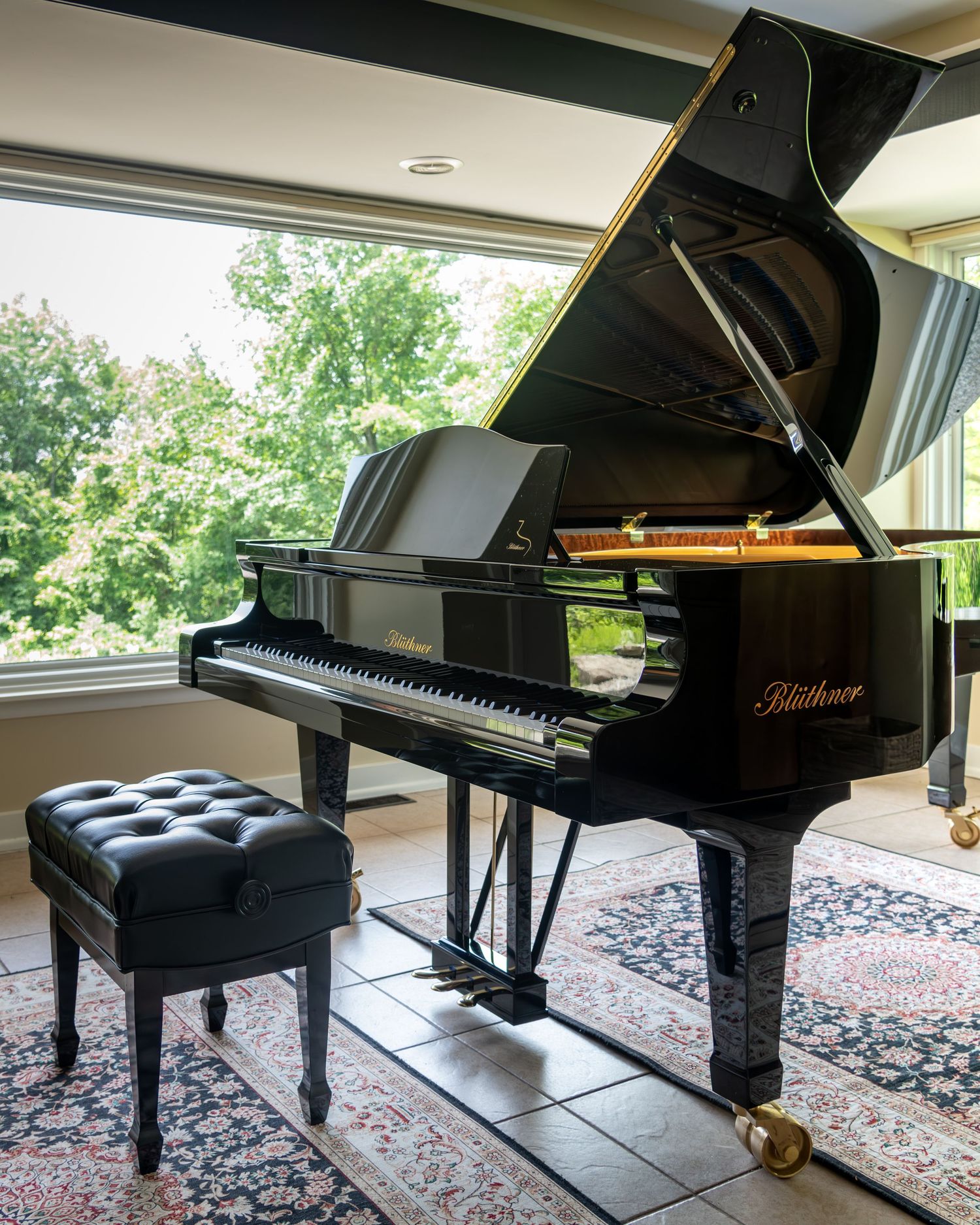 Photo documentation of a Blüthner Grand Piano for Sale | Rare German Craftsmanship