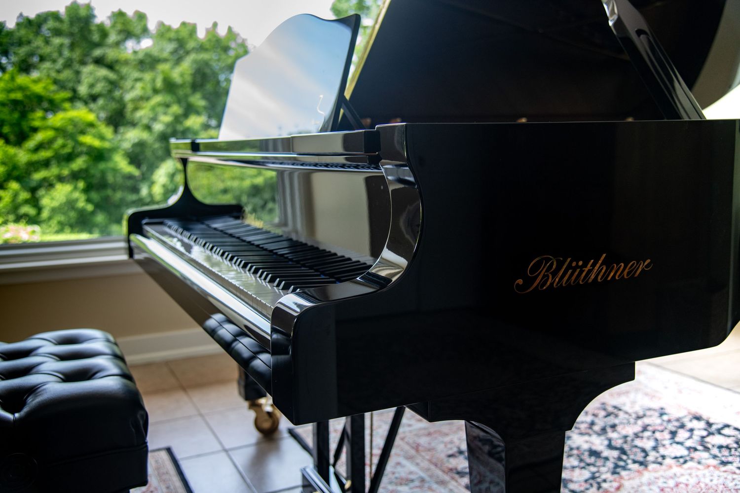 Photo documentation of a Blüthner Grand Piano for Sale | Rare German Craftsmanship
