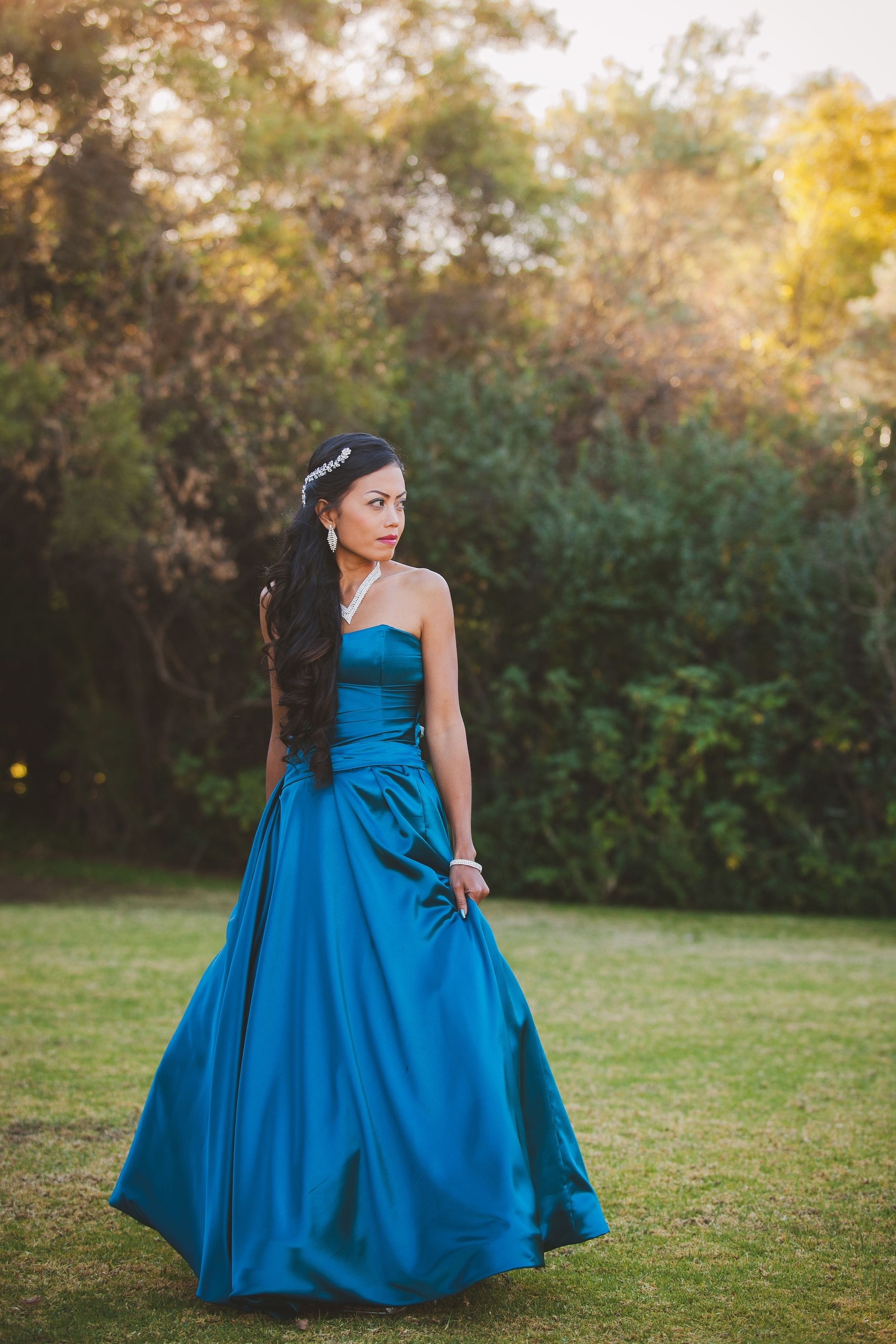 Bride on her wedding day