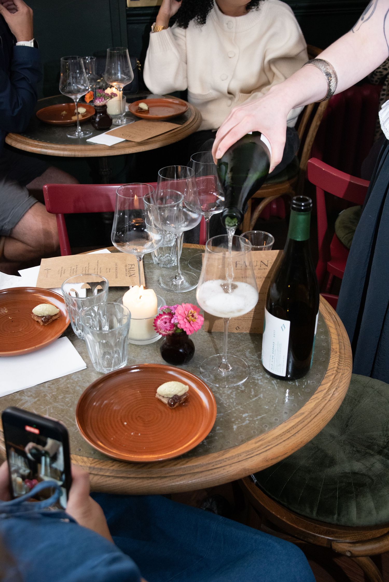 Taste Worcestershire event at FAUN Wine Malvern, captured by Helen Yandell Photography for authentic local brand storytelling - pouring wine