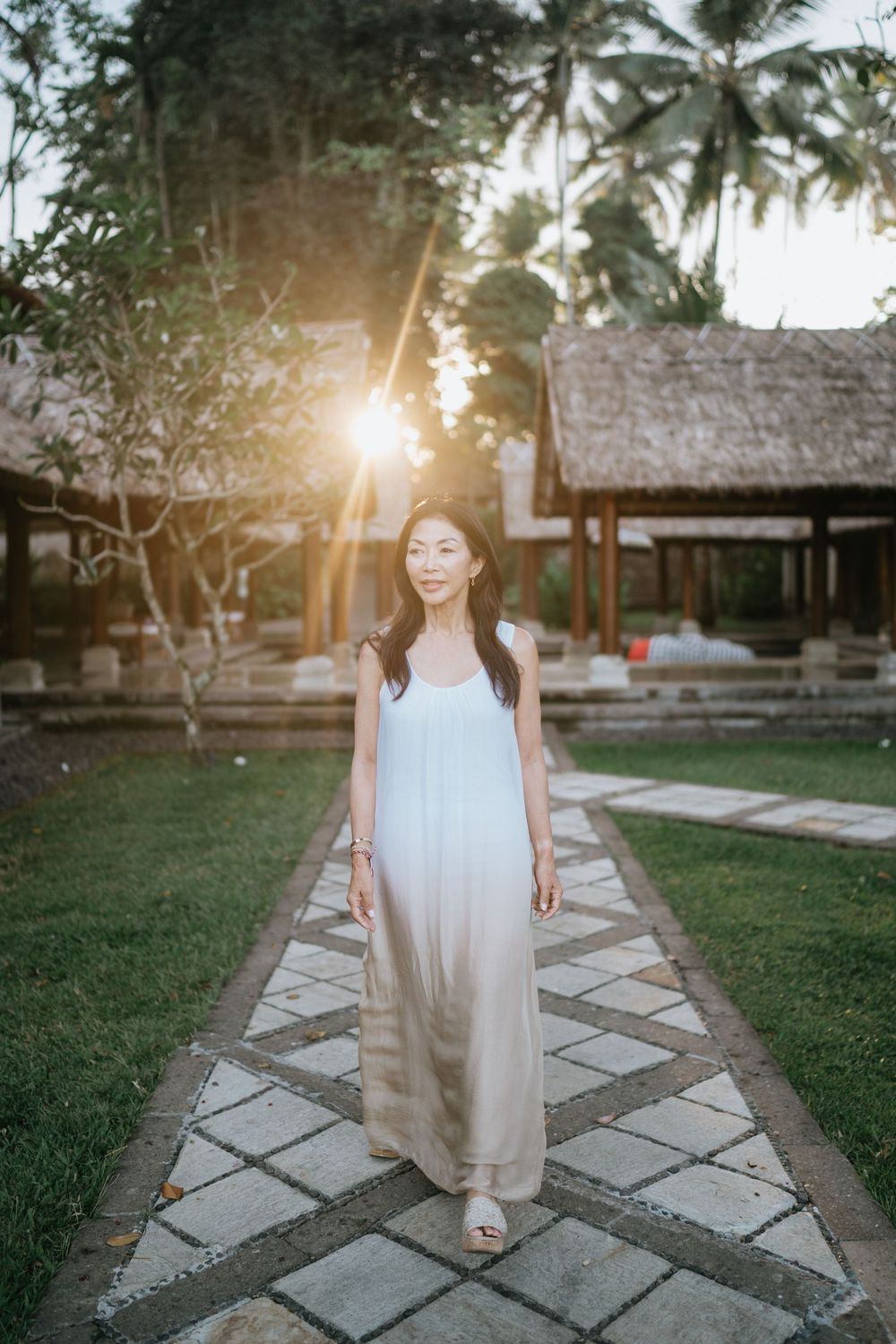 Professional solo photography session at Amandari Ubud Bali.