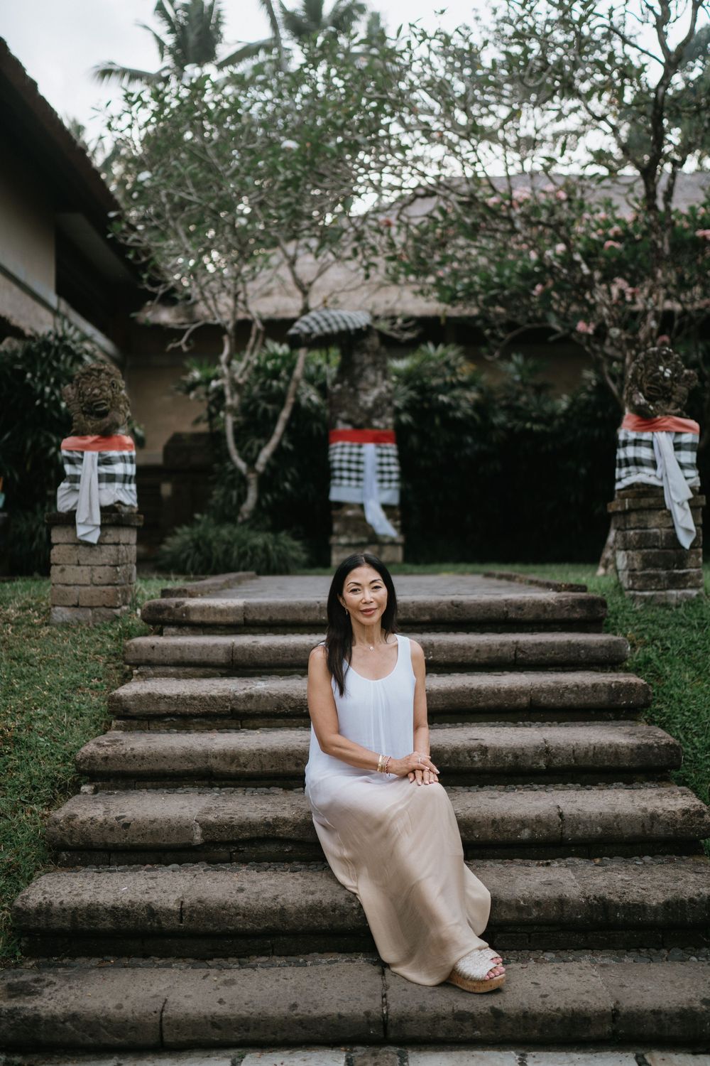 Professional solo photography session at Amandari Ubud Bali.