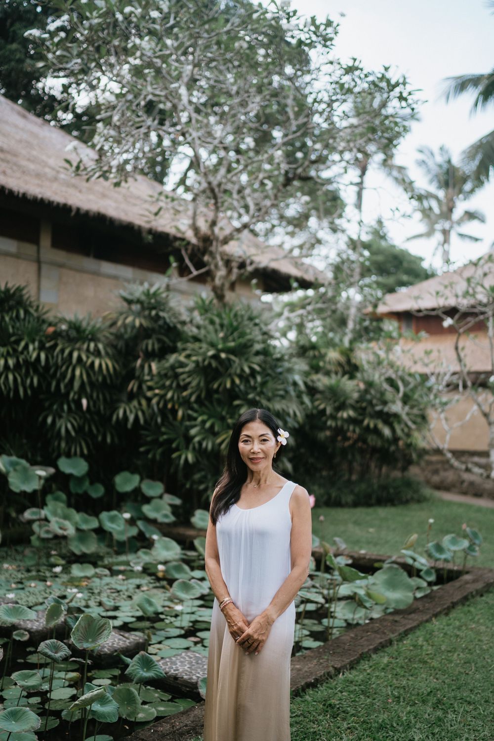 Professional solo photography session at Amandari Ubud Bali.