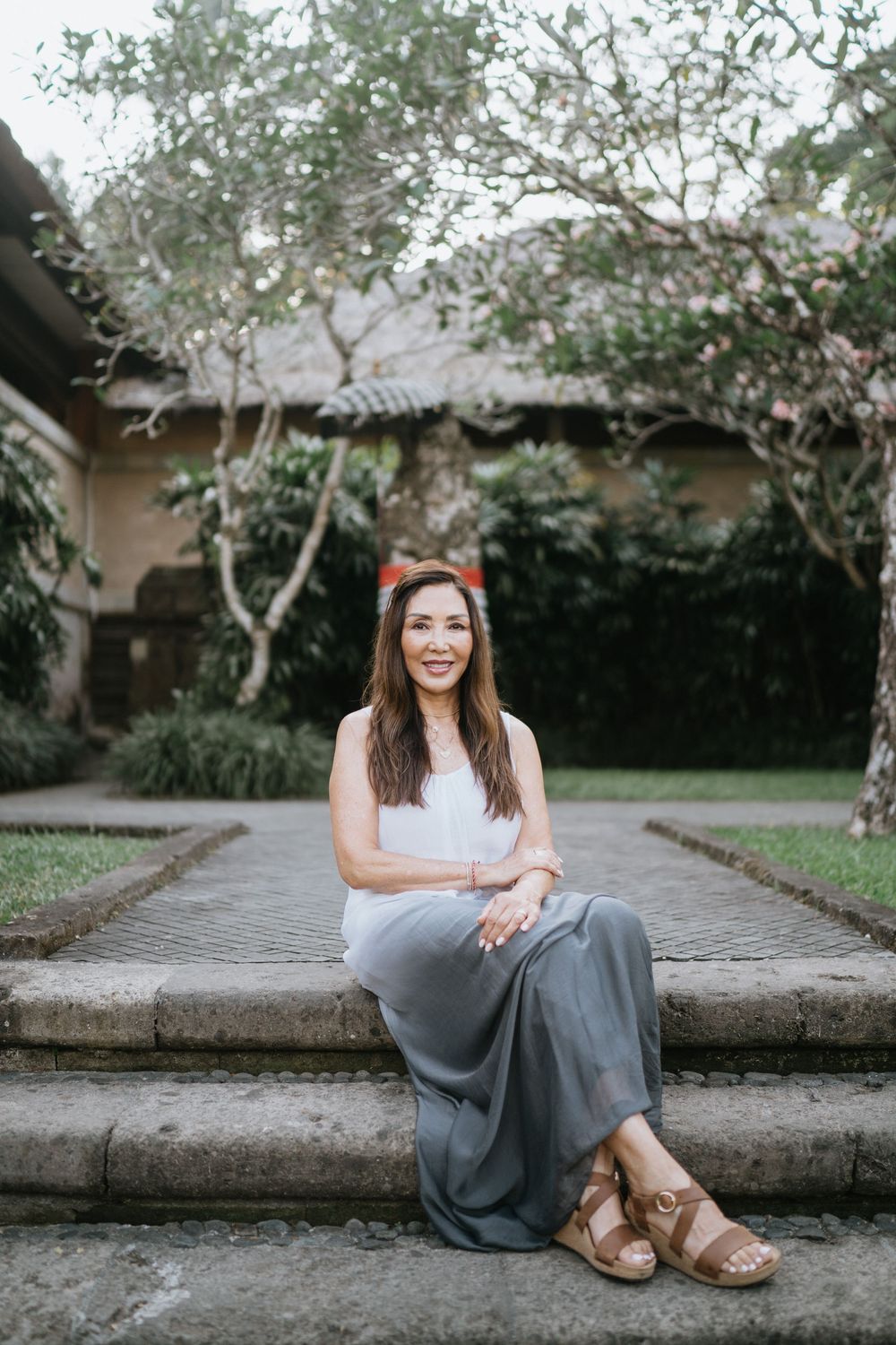 Professional solo photography session at Amandari Ubud Bali.