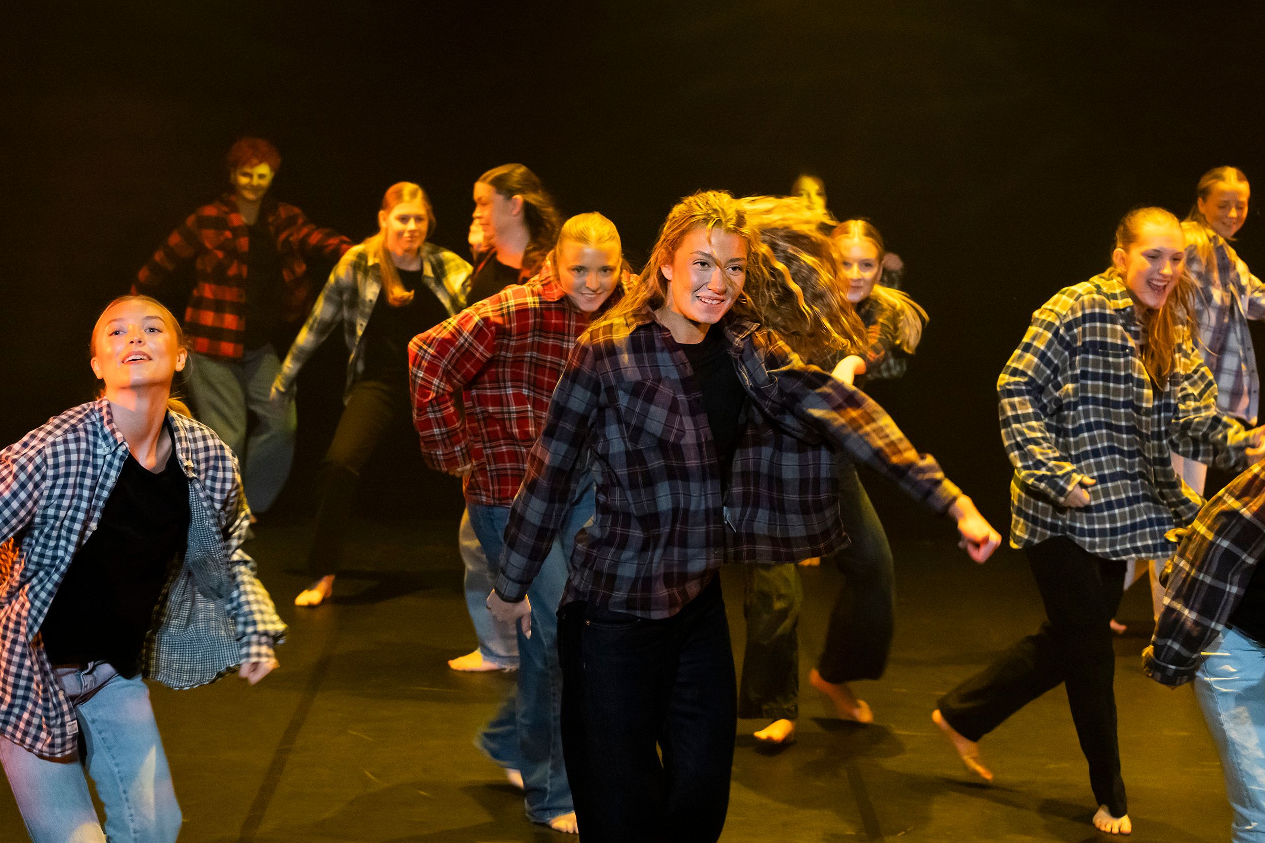 Dansdag i Karlstad på Arenan. Medverkande i föreställningen Sundsta Estet Dans åk 2 & 3