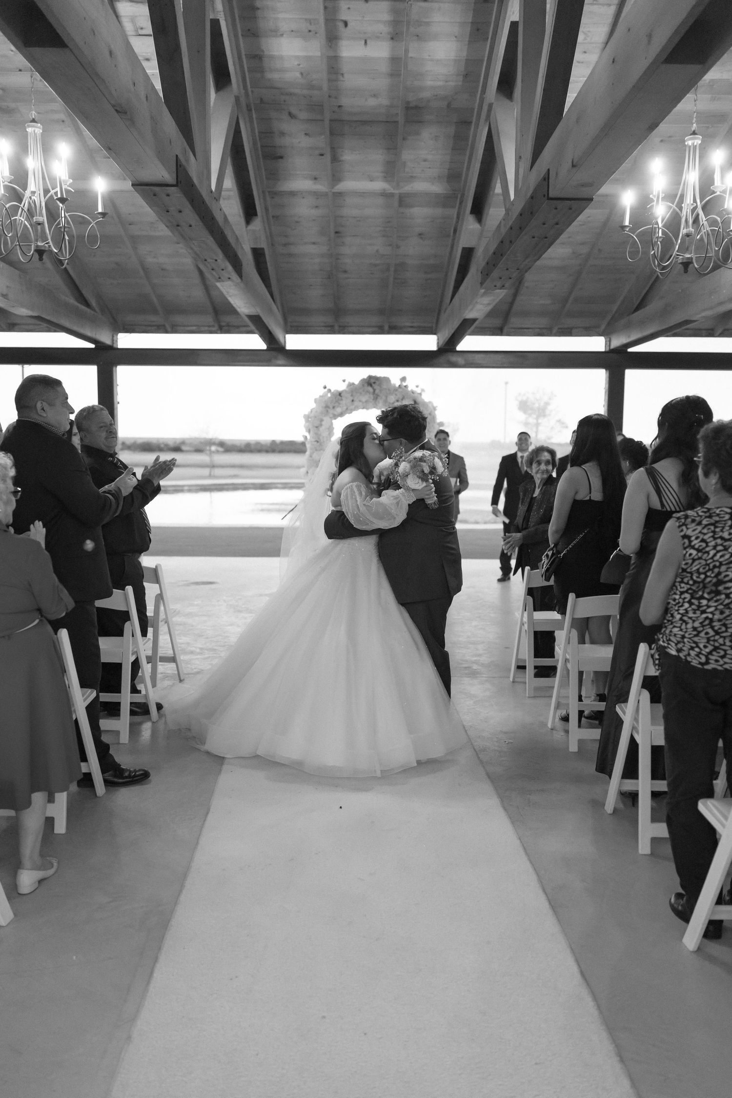 Wedding photographer at Grace Gardens in El Paso, TX