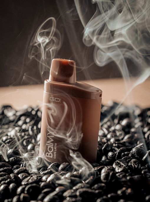 Fotografía de producto para un vaper marca Balmy