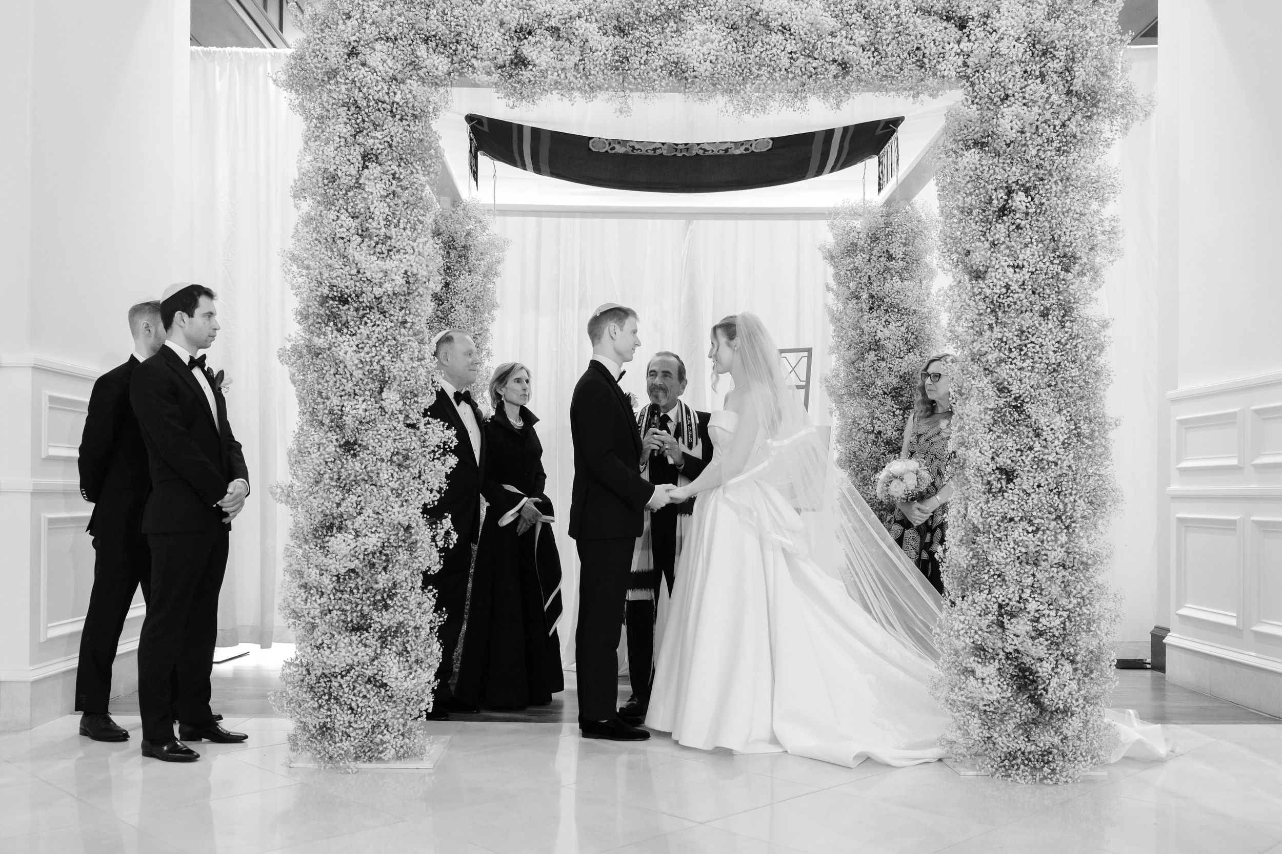 Wedding ceremony at BallenIsles Country Club in Palm Beach, Florida during a wedding photographed by Tom Forrest of Ohio.