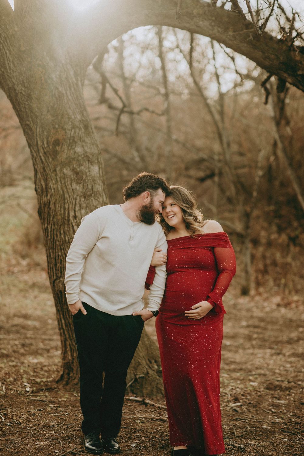 northmoreland park photo session apollo pa photographer pennsylvania family photographer pittsburgh photographer, winter pregnant baby bump