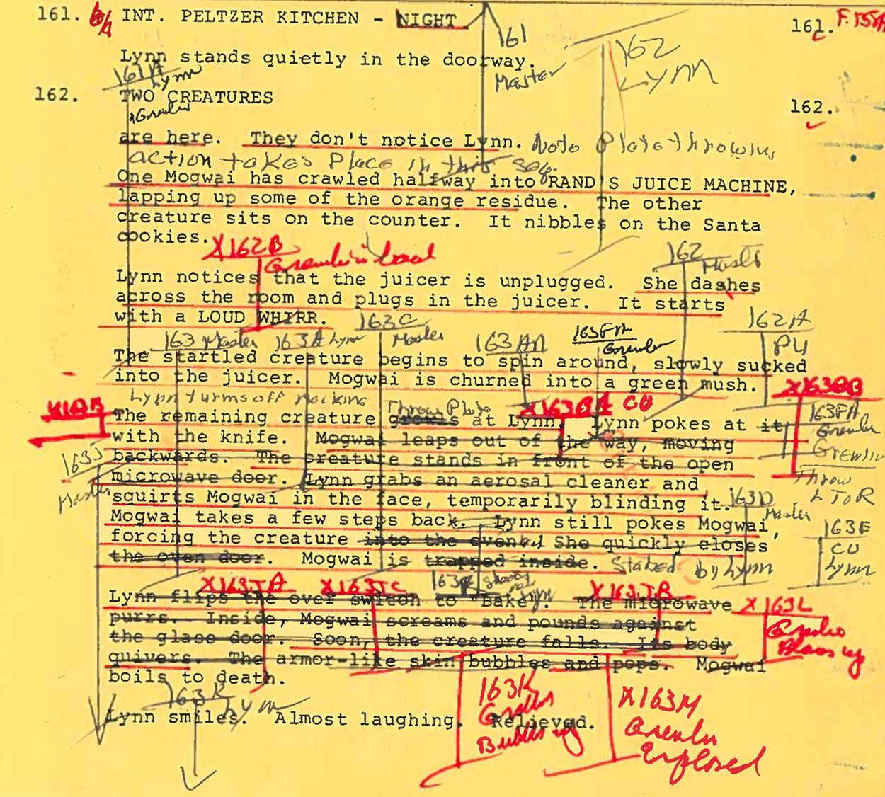 Gremlins shooting script