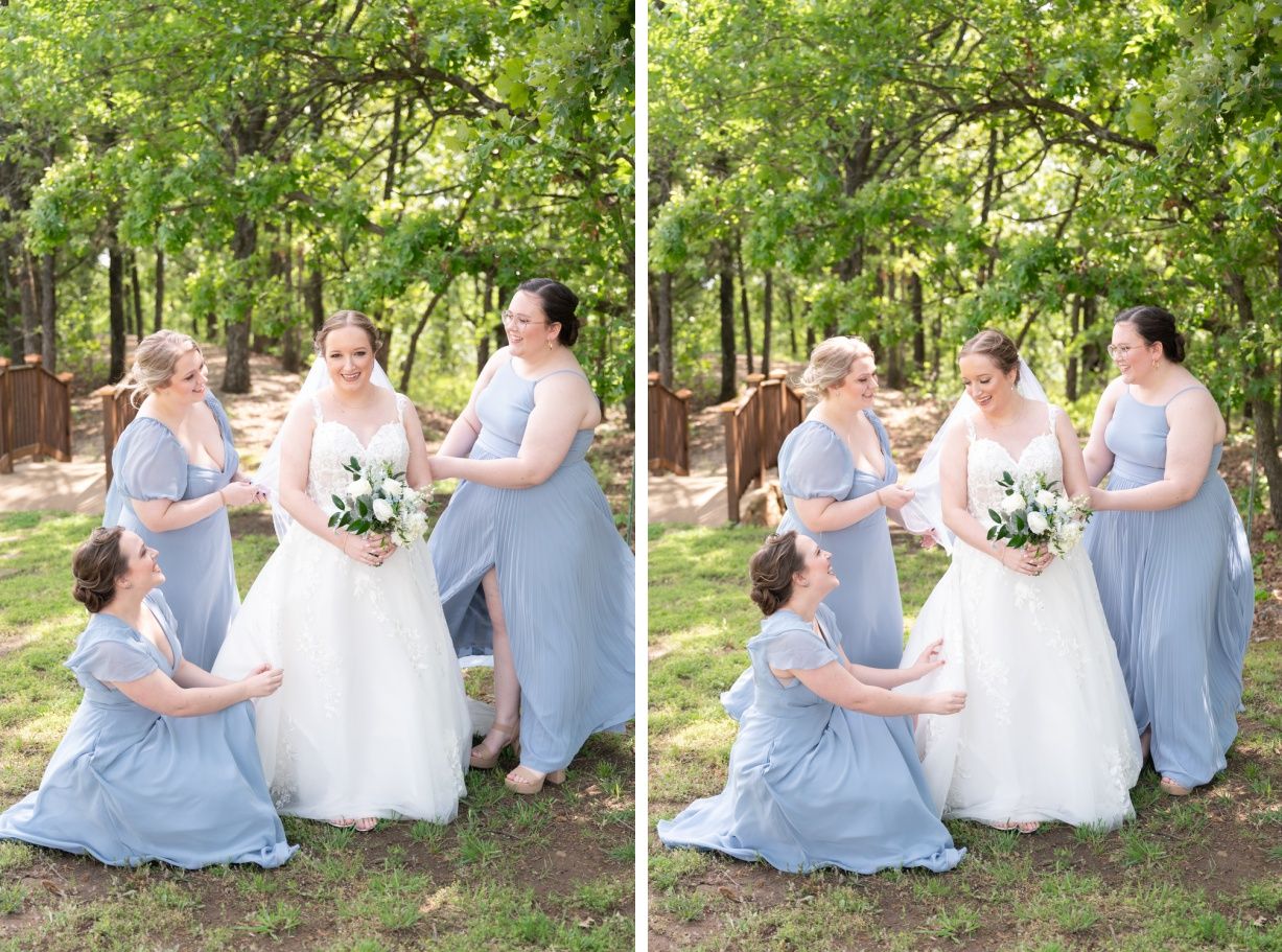 Beautiful Summer Wedding at Timber Oaks Venue by Bartlesville Photographer Kristi Bray