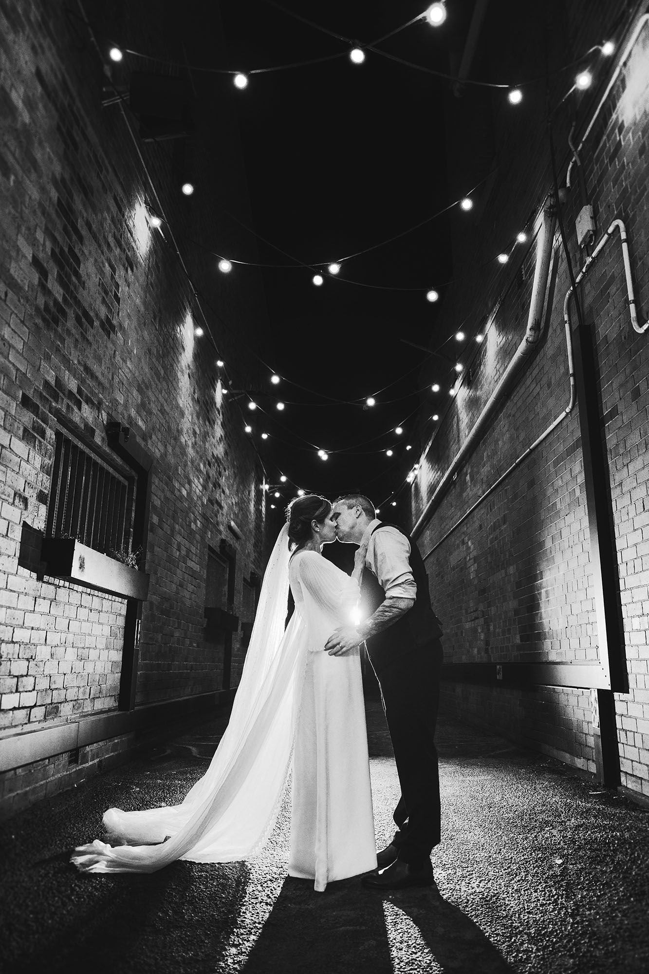 Bride and Groom at The Lovedale Chapel, Hunter Valley by Adam West Wedding Photographer.