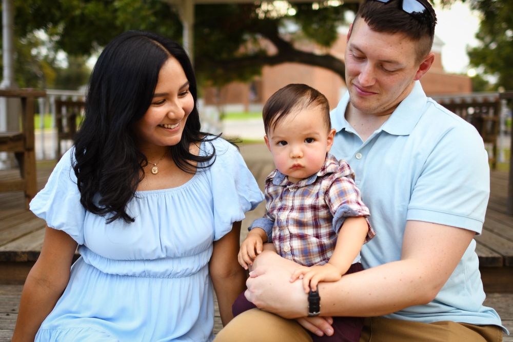 Image of fall family