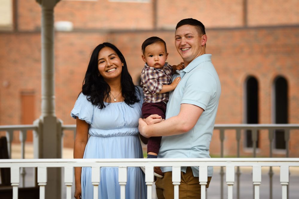 Image of fall family