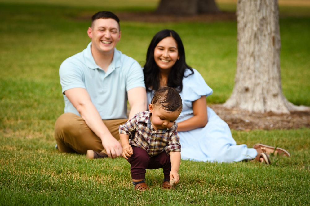 Image of fall family