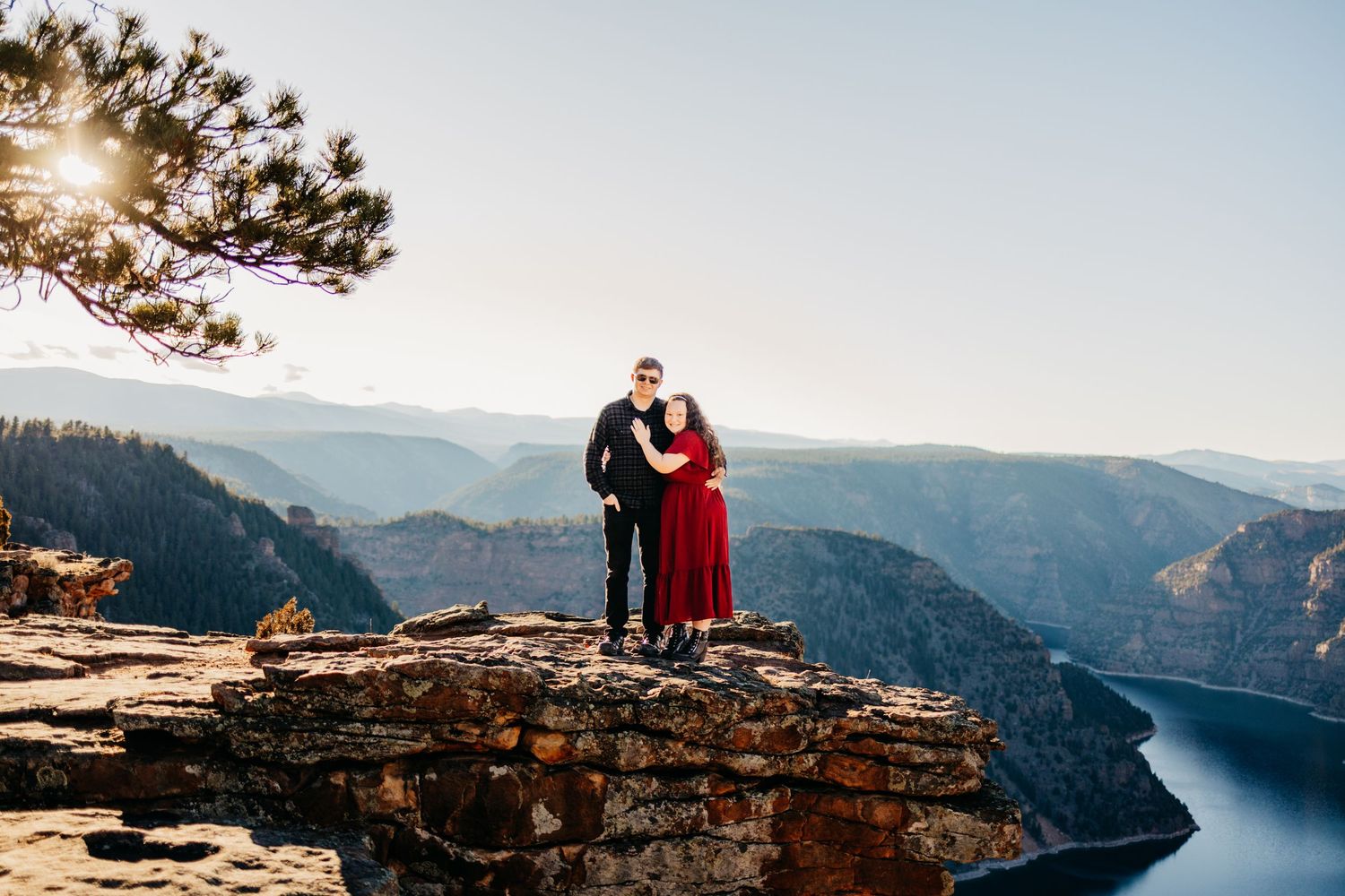 Rustic engagement session for a Utah couple sharing their love.
