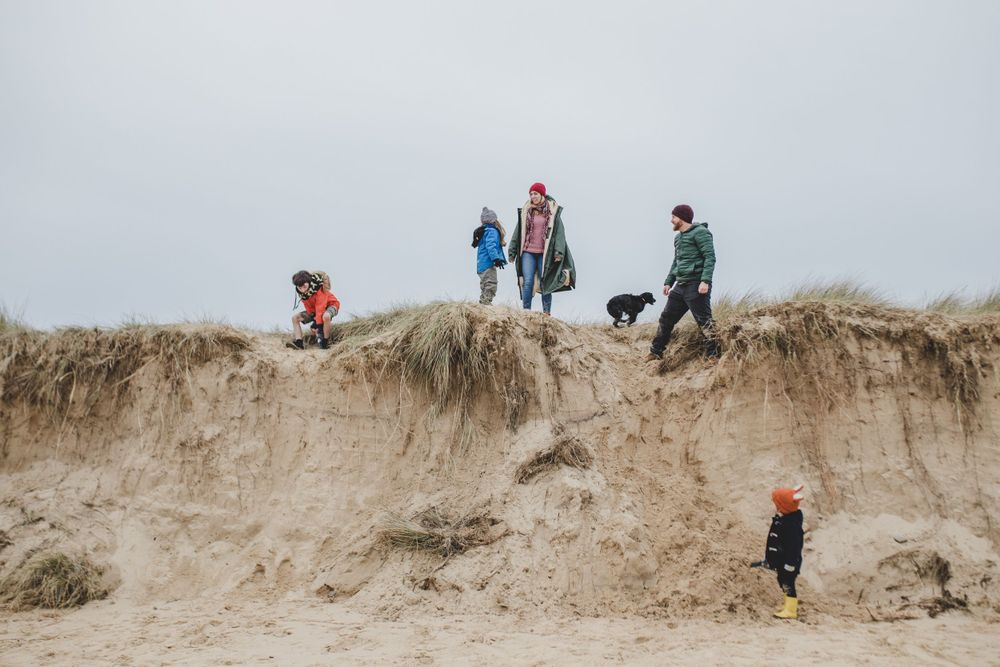 Family photography, Suffolk coast